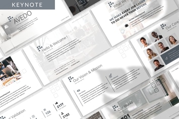 Avedo - Business Keynote Template