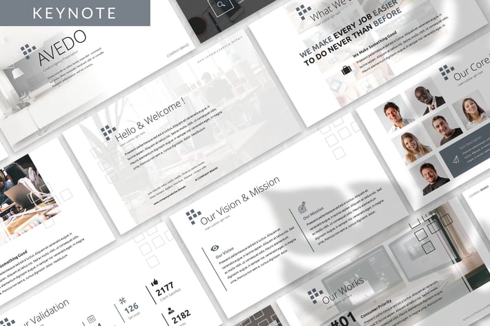 Avedo - Business Keynote Template