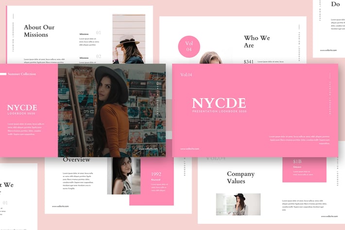 Nycde Fashion Lookbook Keynote