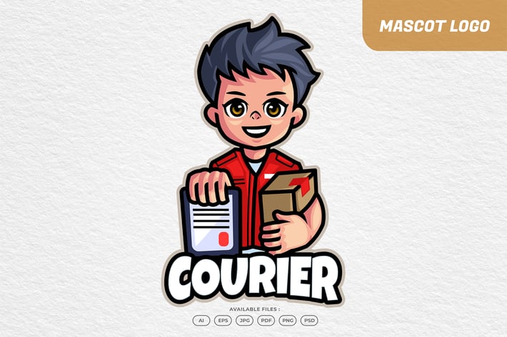 Courier Kid Logo