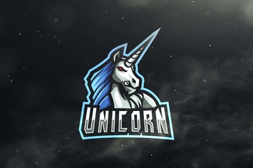 Unicorn Sport and Esports Logos