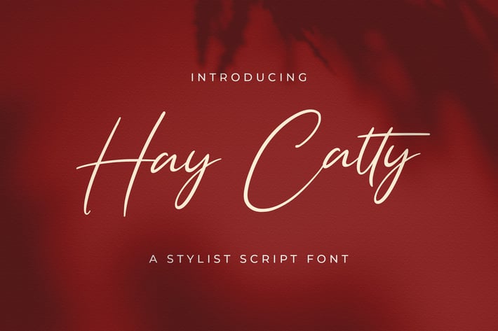 Hay Catty - Handwritten Font