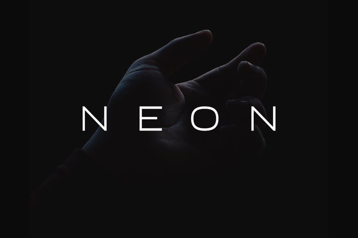 NEON - Minimal & Modern Display Typeface