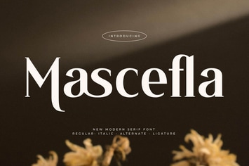 Mascefla New Modern Serif Font