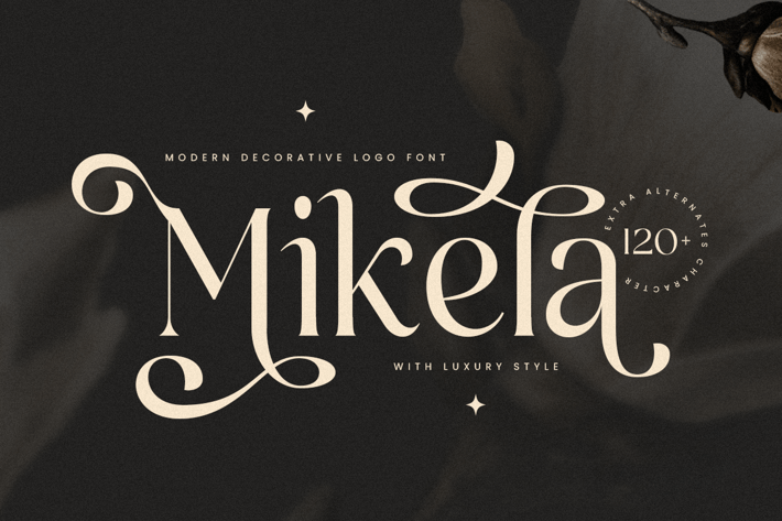Mikela Curvy Font