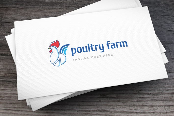 Poultry Farm Logo Template