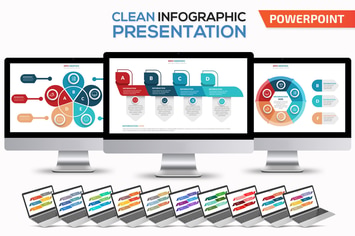 Clean Infographics Powerpoint Template