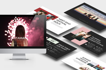 Kintamani : Summer Festival Powerpoint Template