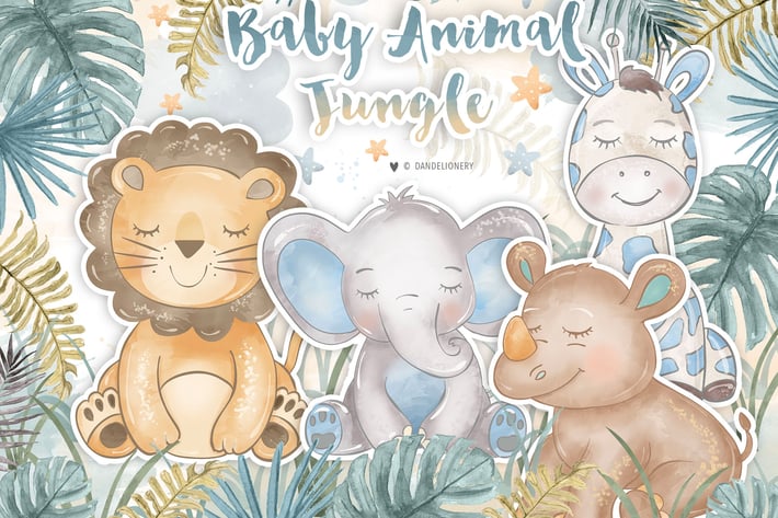 Baby Animal Jungle design