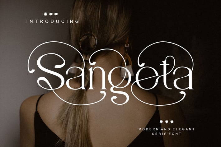 Sangeta Modern Serif Font