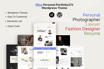 Nilos - Personal Portfolio WordPress Theme