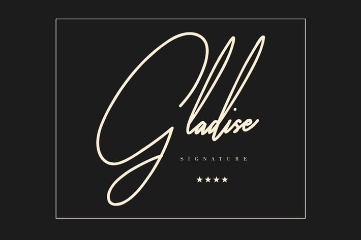 Gladise Typeface