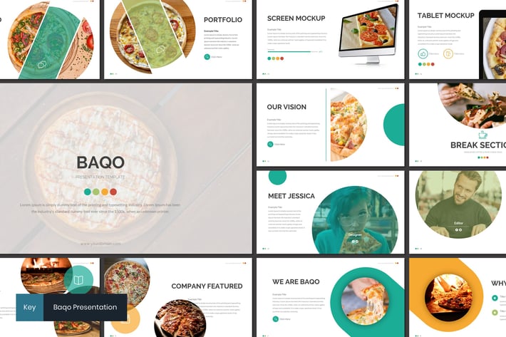 Baqo - Food Keynote Template