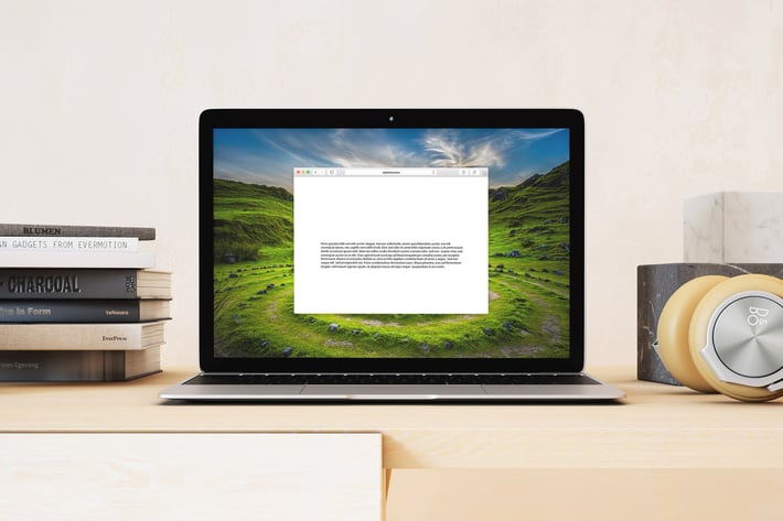 Laptop Mock-up - Interior Set