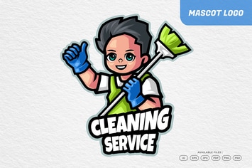 Floor Cleaning Logo