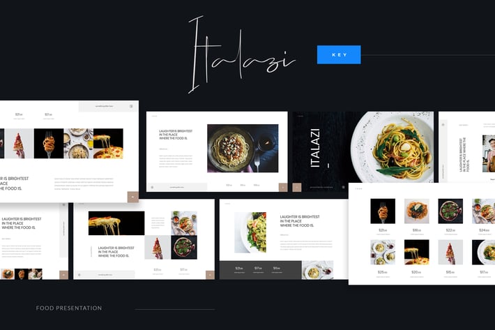 Italazi - Italian Food Keynote Template