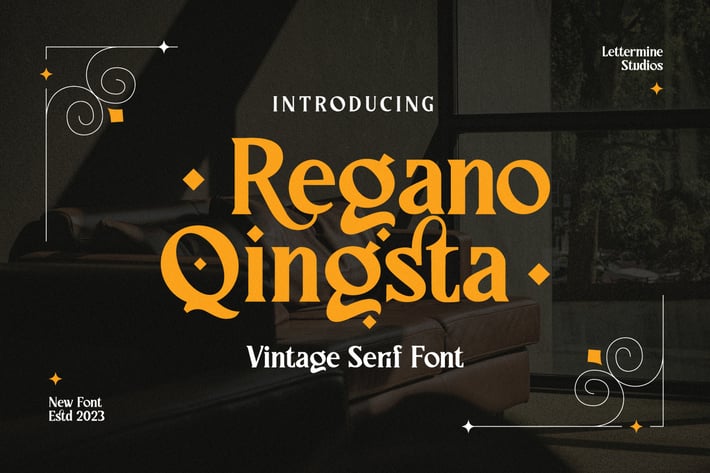 Regano Qingsta - Vintage Serif