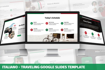 Italiano - Traveling Google Slides Template