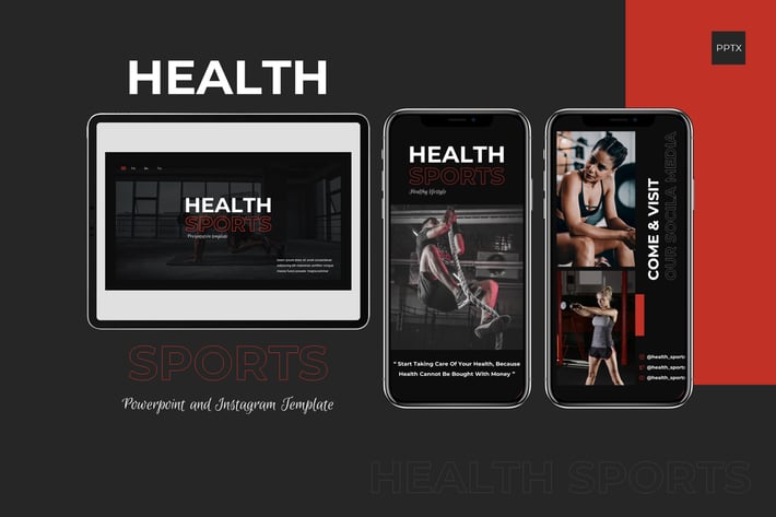 Sports - Powerpoint & Instagram Template