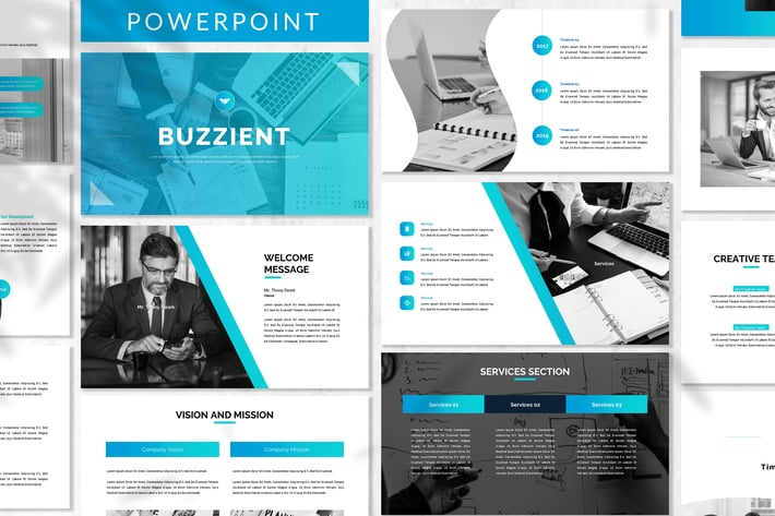 Buzzient - Business Powerpoint Template