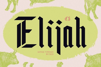 Elijah – Gothic Font