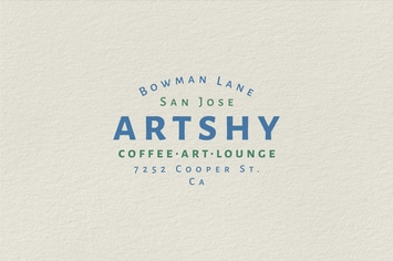Vintage Badge Logo - Artshy Coffee Lounge