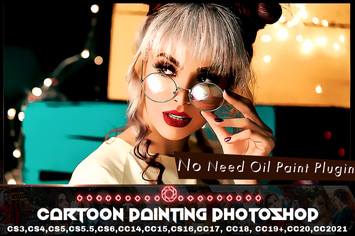 Cartoon Painting  Photoshop Action