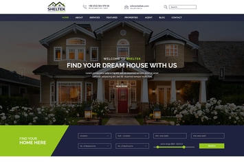 Sheltek - Real Estate PSD Template 