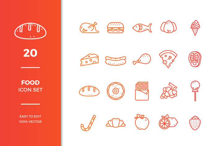 Food Icons Collection