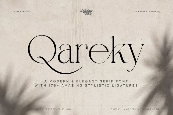 Qareky a Modern & Elegant Serif