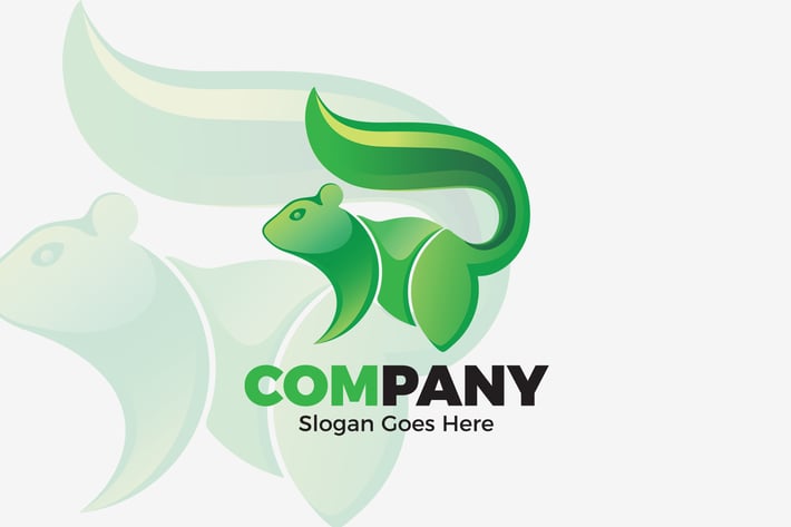 Squirrel Animal Logo