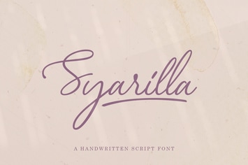 Syarilla - Handwritten Font