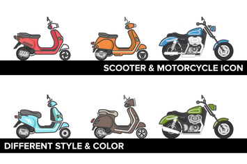 Motorcycle Linear Icon