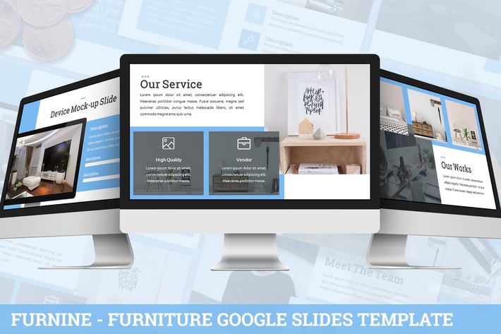 Furnine - Furniture Google Slides Template