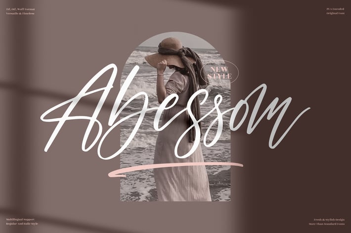 Abessom Handwritten Font