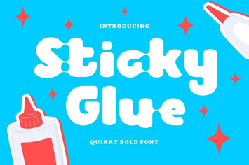 Sticky Glue - Quirky Bold Font