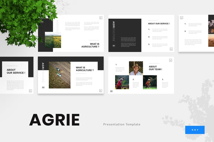 Agrie - Agriculture Keynote Presentation Template
