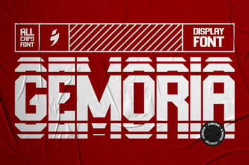 Gemoria - Sporty Display Font