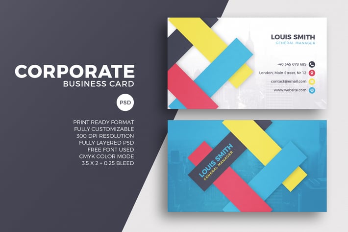Corporate Business Card Template