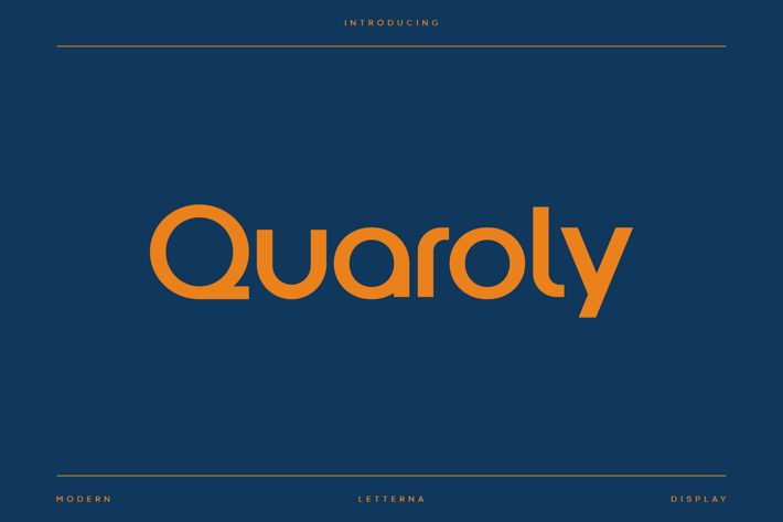 Quaroly - Modern Display Typeface