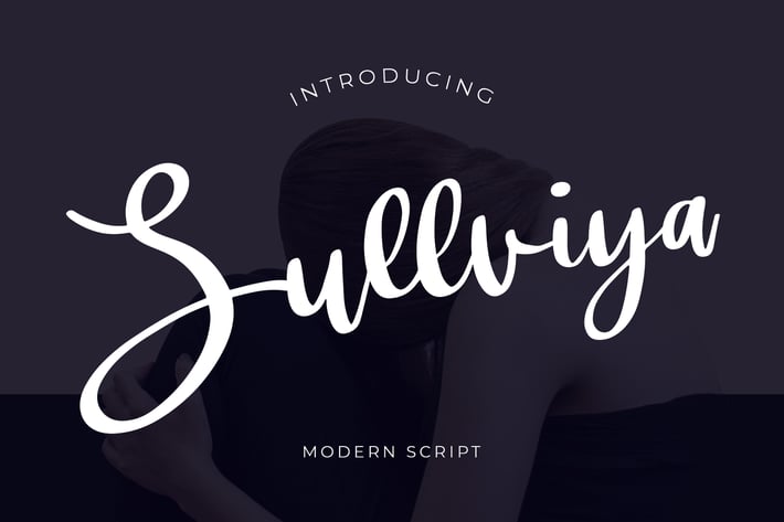 Sullviya Modern Script Font