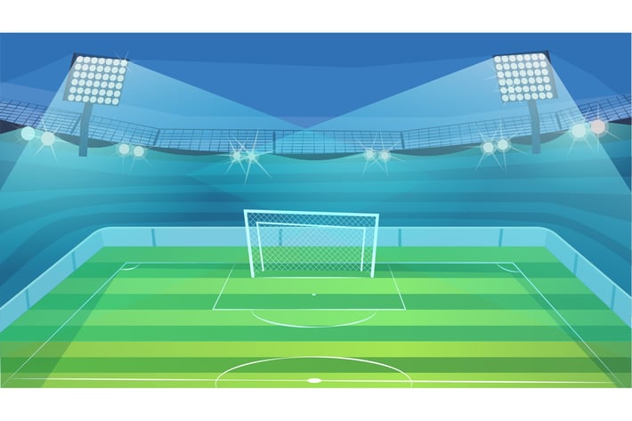 Football Court - Illustration Background
