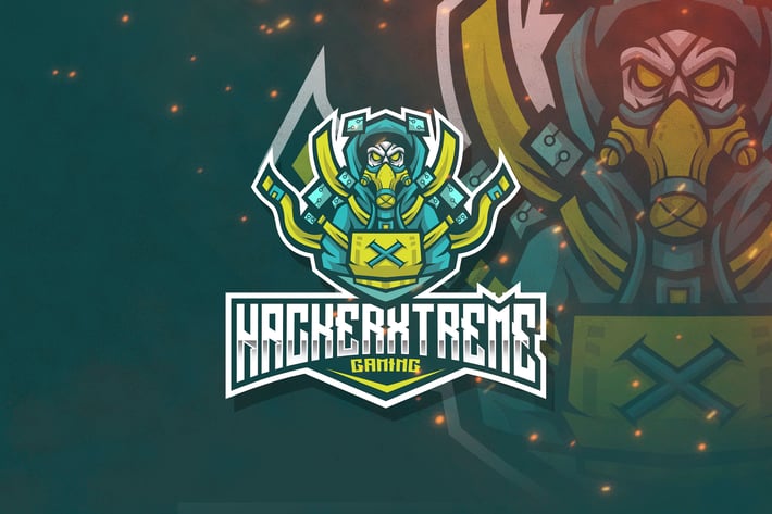 Hacker Xtreme Esport Logo Template