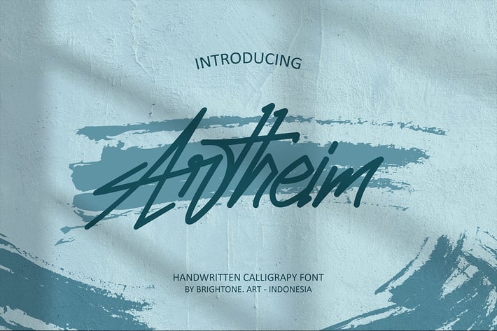 Artheim - Handwritten Type Font