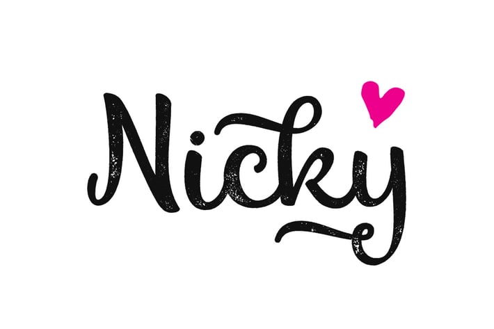 Nicky Font Script
