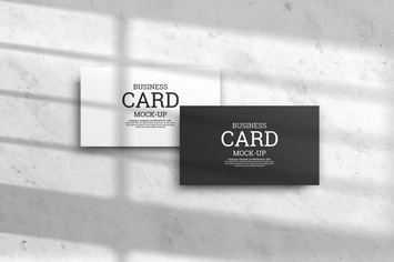 Modern minimal business card mockup m1