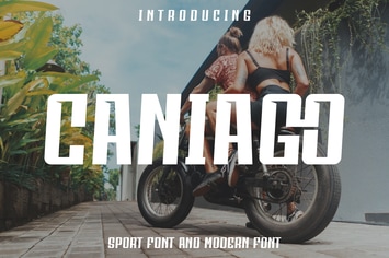 Caniago - Sport Font and Modern Font