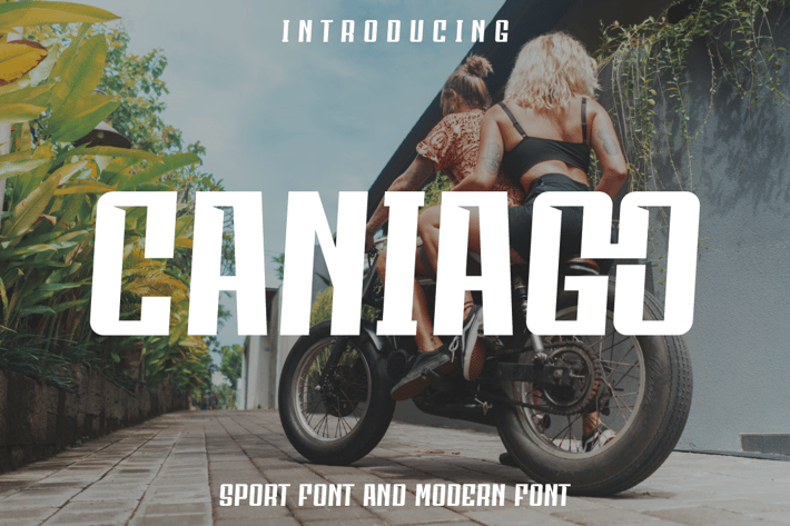 Caniago - Sport Font and Modern Font