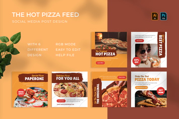 Hot Pizza | Instagram Post