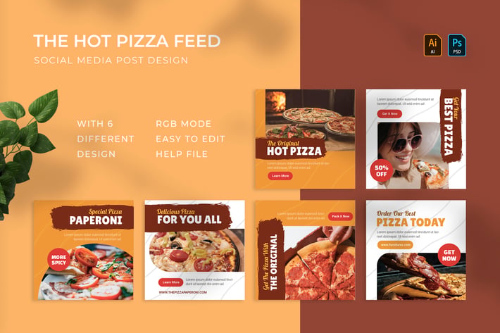 Hot Pizza | Instagram Post